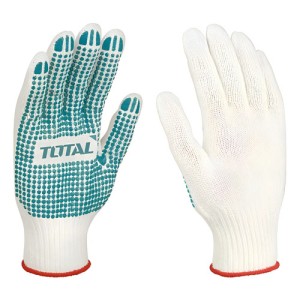Guantes De Hilo Y Puntos De Pvc X 10 Unidades Total Tsp11102