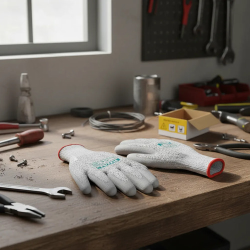 Guantes De Trabajo Anticorte Anti Estático Total Tsp1702 - Imagen 3