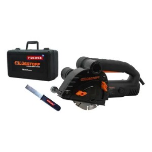 Acanaladora De Pared Muro Concreto 1500w Industrial 2 Discos Color Negro 50hz