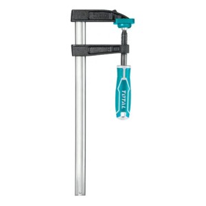 Prensa Sargento Carpintero Total Industrial 12x30cm - Sujeción Máxima 450kg, Tipo F - THT1321201