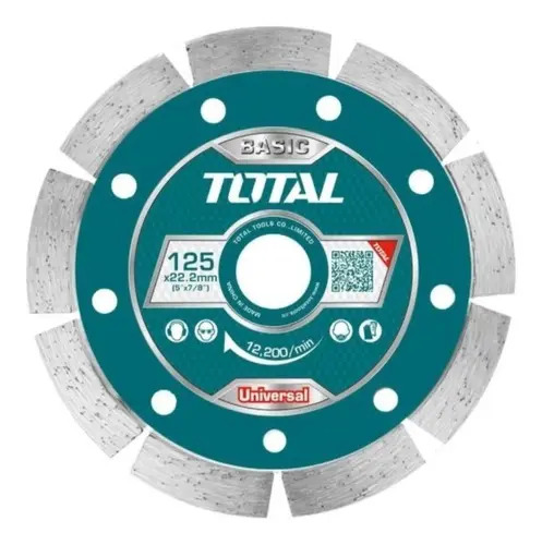 Disco Corte Diamantado Segmentado 125mm 5 Pulgadas Total