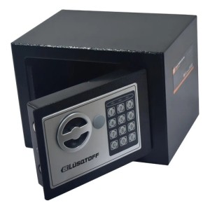 Caja Fuerte De Seguridad Digital Con Alarma Y Bloqueo 230mm Negro