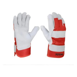 Guante Cuero Descarne Talle 10,5'' Tsp14101 Lachispa Rojo