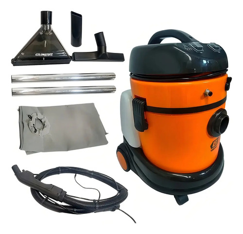 Aspiradora Lava Tapizado Y Alfombras 1400w 20l Lusqtoff Color Naranja - Imagen 3