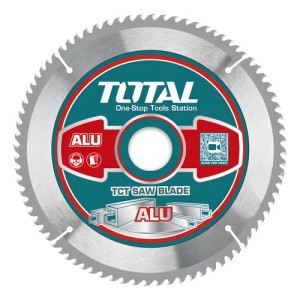 Disco Corte Aluminio Total Para Ingletadora, 10'' 254mm, Eje 30mm Con Anillo Reductor, 80 Dientes - Tac233728