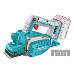Garlopa, Cepillo Carpintero Inalámbrico Total 20v Motor Sin Carbones - Ancho 82mm, Profundidad Ajustable Hasta 2mm, 14.000rpm - No Incluye Batería Ni Cargador - Trli20401 Turquesa