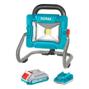 Reflector Portátil Led 20v 20w Total + Guantes + Lentes