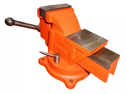 Morsa De Banco Base Giratoria Con Yunque Numero 4 Lusqtoff