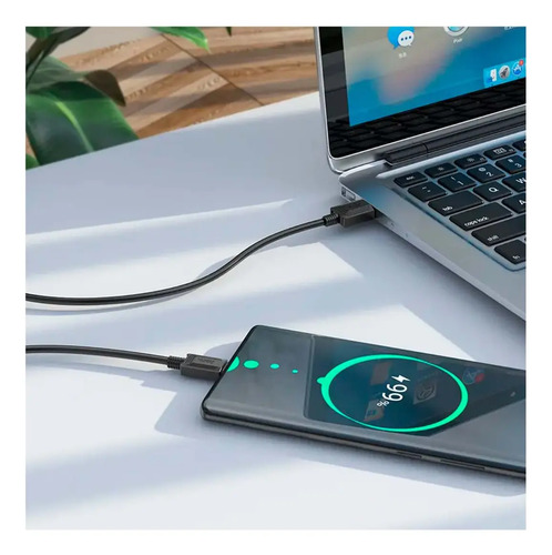 Cable Usb Tipo C Cargador Celular Pc Laptop Wadfow Wub1501 - Imagen 3