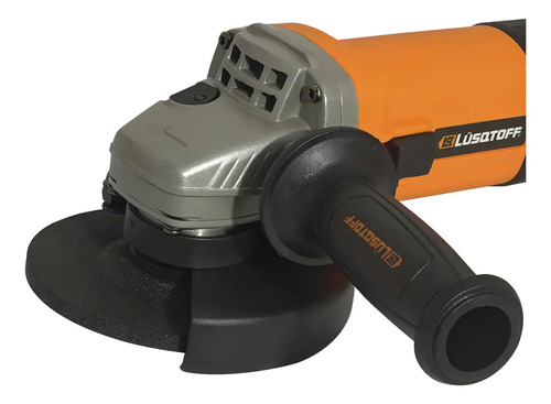 Amoladora Angular 125mm Eléctrica 850w Lusqtoff Aml850-9 Color Naranja Frecuencia 50 Hz - Imagen 2