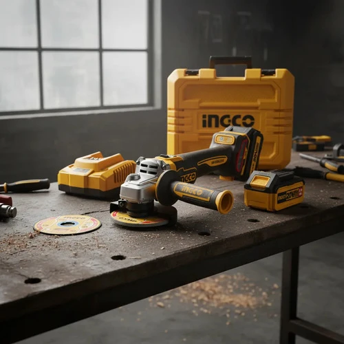 Amoladora 4 1/2 1200w Bat Y Carg Valija Ingco Cagli2211532 - Imagen 2