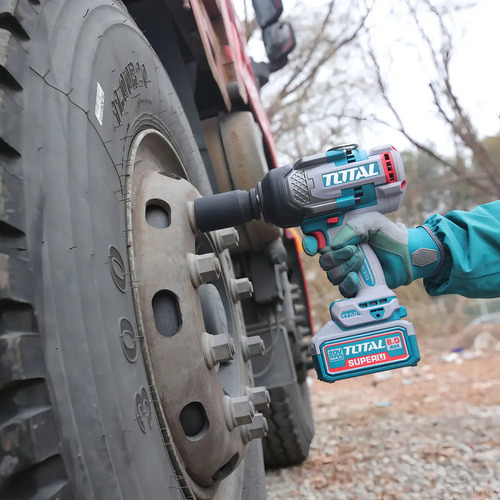 Llave Pistola De Impacto Ina Total 20v + Lentes + Guantes - Imagen 6