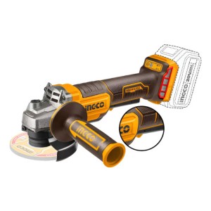Amoladora A Bateria 20v P20s 4 1/2 Ingco Con Interruptor