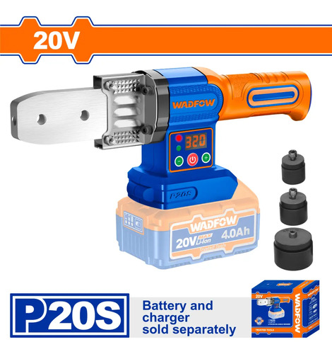 Termofusora A Bateria P20s 20v 320°c Sola Wadfow Wwm2018 - Imagen 2