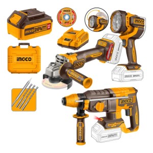 Kit De Herramientas Inalambicas A Bateria Ingco Cosli250183