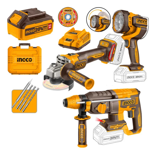 Piezas Del Kit De Herramientas Eléctricas Ingco Cosli250183