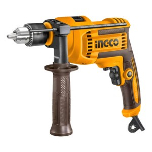 Taladro Percutor 710w 13mm Vel Variable Ingco Id7118 Color Amarillo Frecuencia 50hz/60hz Naranja Claro 50