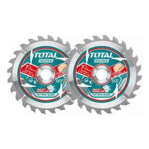 Set 2 Discos Corte Madera Total 7.1/4'' 24 Dientes