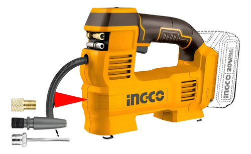 Compresor De Aire 160psi 11bar P20s S/bat Ingco Cacli2012 Naranja Claro 694 Monofásica