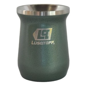 Mate Acero Inoxidable 300 Ml Lusqtoff Color Verde Lisa