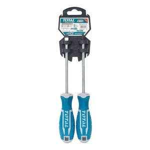 Kit Juego Destornilladores 2 Piezas Imantado Total Tht250201