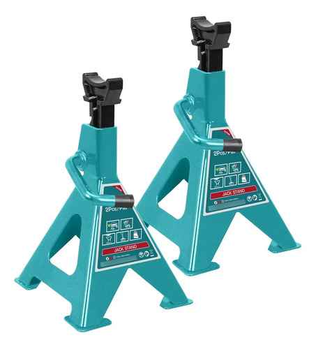 Par De Soportes Gato Total, 6 Toneladas, TrĂpodes Caballetes Para Auto Camioneta - THJS0601