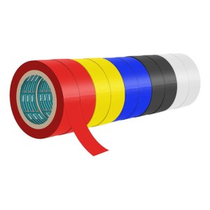 Pack 10 Rollos Cinta Aisladora Total 18x0.13mm X 20mt C/u