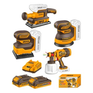 Kit Combo A Bateria 20v Brushless Ingco Cosli250383