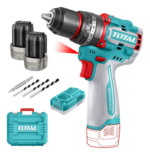 Taladro Percutor Y Atornillador Inalá Total 16v Tidli166062