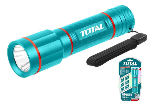 Linterna De Mano Tactica Led Total Tfl013aaa58 Turquesa