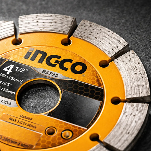 Set Discos Segmentados X2 4 1/2 Ingco Dmd0111523 - Imagen 3