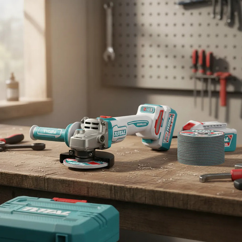 Amoladora Inalámbrica Total Bateria 5ah 20v 1200w 115mm - Imagen 2