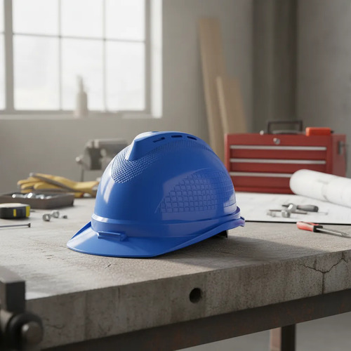 Casco de Seguridad Total Azul - Imagen 2