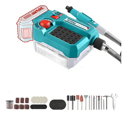 Mini Torno Herramienta Multiuso +40 Acc Total Tmgli2001