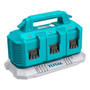 Cargador Rápido Para 6 Baterías 20v 4.0ah Industrial Total