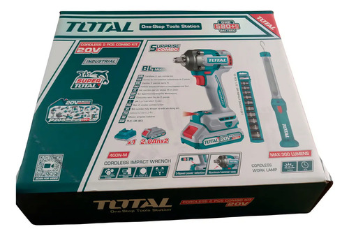 Kit Inalámbrico Total: Llave Impacto 1/2'' Motor Total - Imagen 4