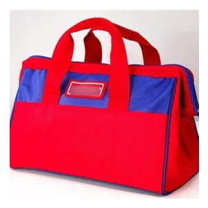 Bolso Porta Herramientas De 16 Pulgadas Capacidad 16 Kilos Color Rojo