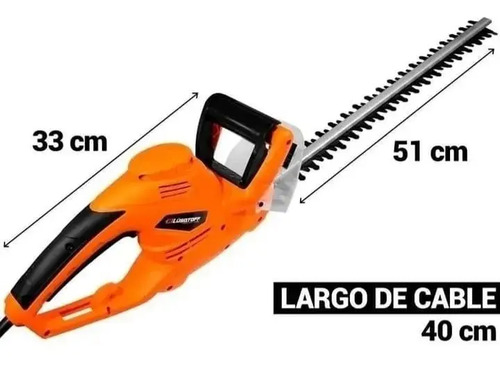 Cortacero Eléctrico 550w 51cm Cortacetos Lusqtoff Col550-8 - Imagen 3