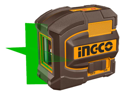 Nivel Laser Autonivelante 35mts Luz Verde 2 LĂneas Ingco