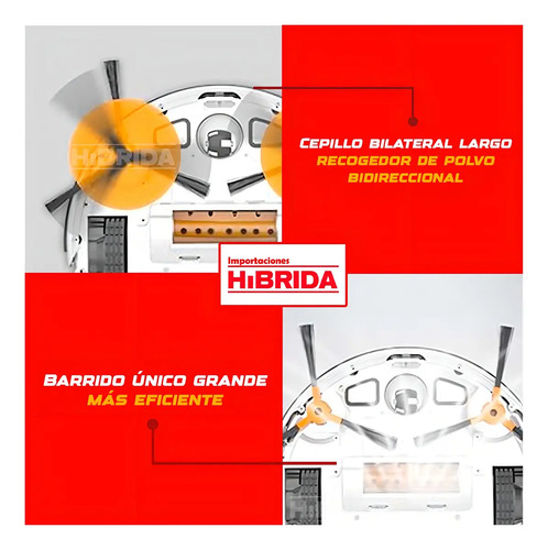 Aspiradora Robot Sin Base Sin Recorrido Vcrr30201 Ingco - Imagen 3