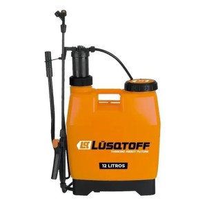 Pulverizador Fumigador Manual Mochila 12 Litros + Accesorios Color Naranja
