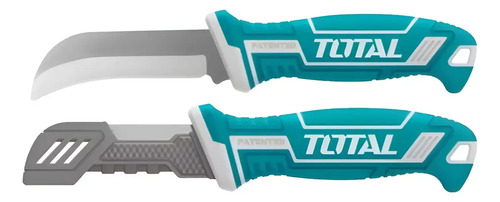 Cuchillo Total Profesional Tht51882 Curvo Turquesa
