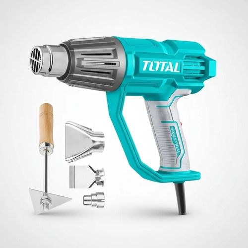 Pistola De Calor Total 2000w Industrial, 3 Temperaturas 50/450/550°c - Incluye 3 Boquillas Y 1 Raspador - Tb20078 Turquesa - Imagen 5
