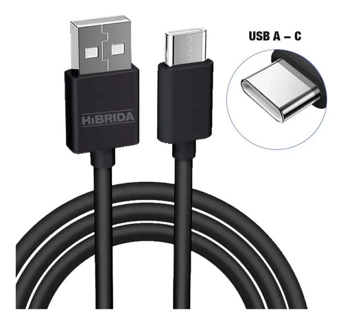 Cable Usb Tipo C Cargador Celular Pc Laptop Wadfow Wub1501 - Imagen 4
