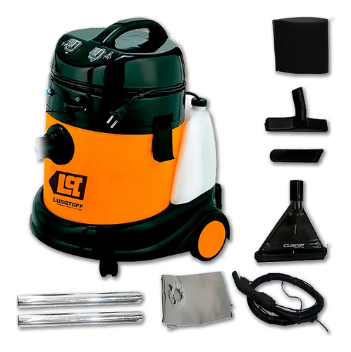 Aspiradora Lava Tapizado Y Alfombras 1400w 20l Lusqtoff Color Naranja - Imagen 2