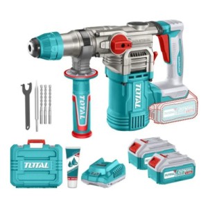 Rotomartillo Sds Plus Inalámbrico 20v Doble Batería Total
