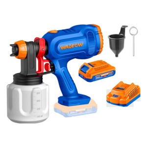 Pistola De Pintar Bateria 20v 650ml/min 2ah Wadfow Wsu30664 Azul