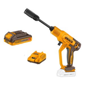 Hidrolavadora 24.8bar Batería Cargador Accesorios Ingco Amarillo 50 Hz / 60 Hz