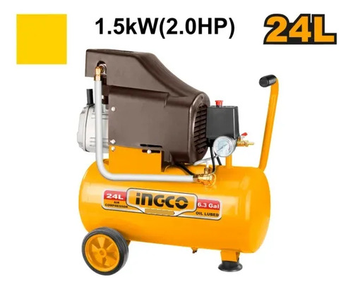 Compresor De Aire Ingco 24l 2hp 220-240v - Imagen 2