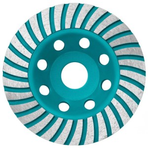 Disco Desbaste Hormigón Total Para Amoladora, 5'' 125mm, Eje 22.2mm - Tac2411251 Turquesa